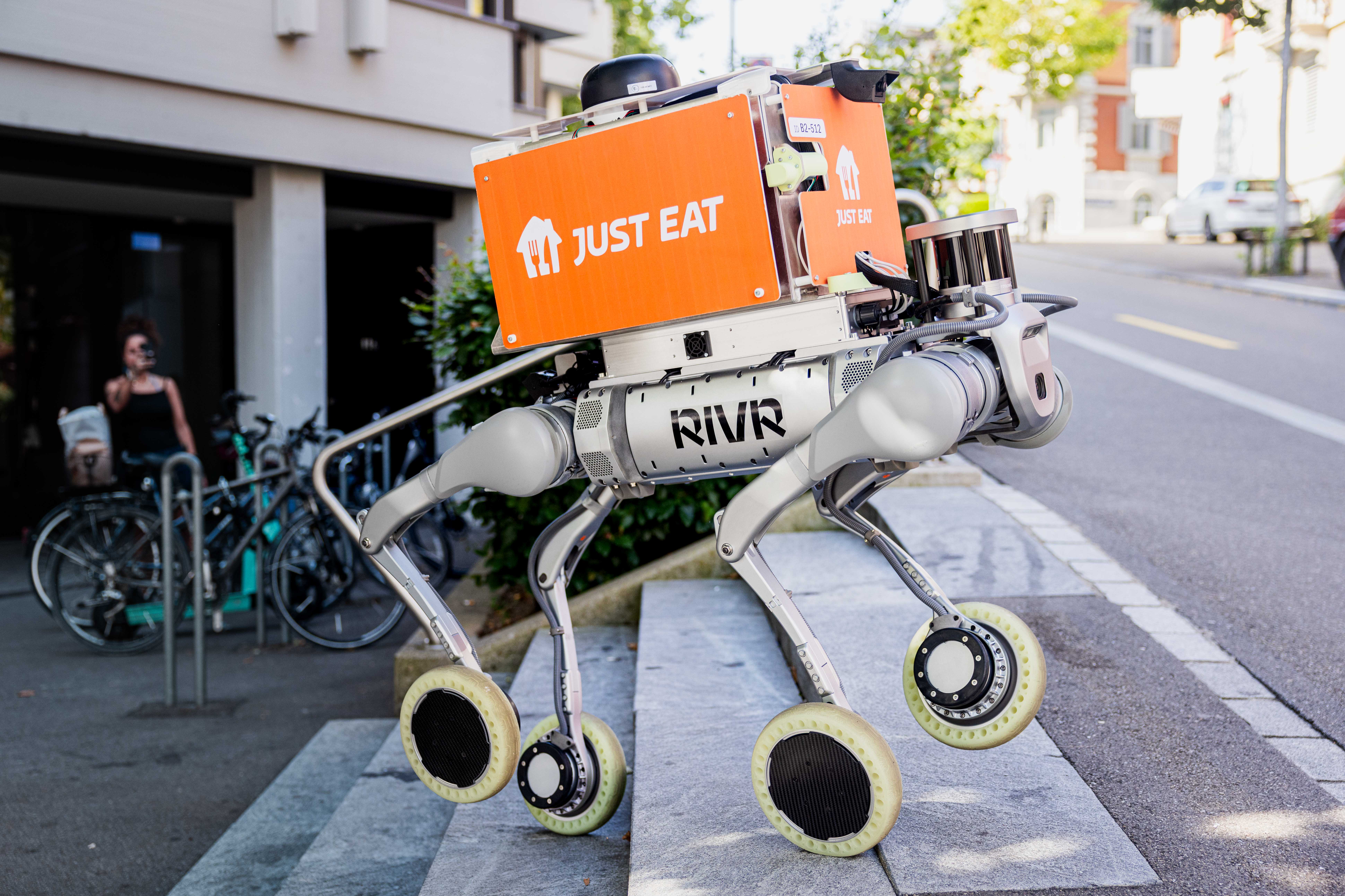 Just Eat trials AI-powered food delivery robots in Zurich