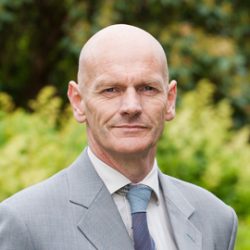 A portrait of Chris Elliott, Professor of Food Safety and Founder of the Institute for Global Food Security at Queen’s University Belfast.