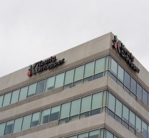 Keurig Dr Pepper headquarters building at 53 South Ave, Burlington, MA, USA. Keurig Dr Pepper is a beverage company.