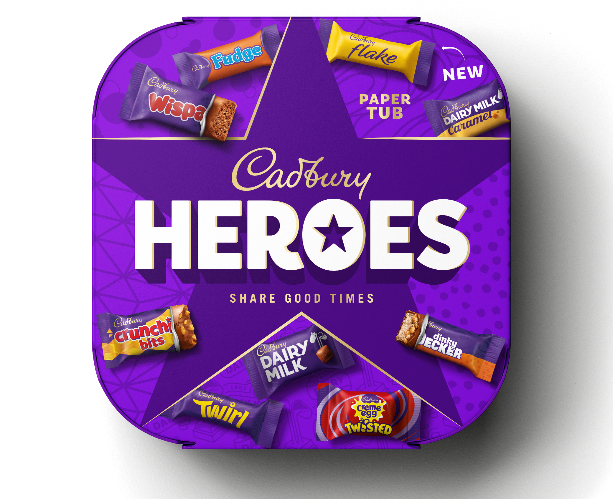 Mondelēz and Tesco trial Cadbury Heroes paper tubs in sustainable packaging push